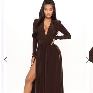 Spree Dress - Brown - fashion nova